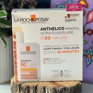 Anthelios Mineral Tinted Ultra-Fluid Face Sunscreen Lotion SPF50